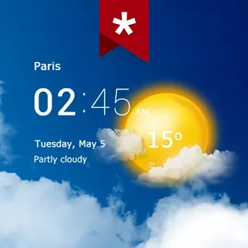 Прозрачные часы и погода Pro v9.12.0