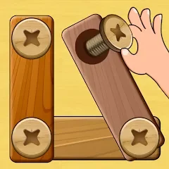 Wood Nuts & Bolts Puzzle v13.9 MOD: много денег